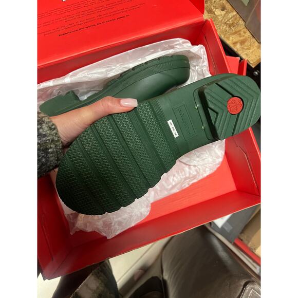 Hunter Women's Original Chelsea Rain Waterproof Boots Hunter Green size 10 - Picture 4 of 7